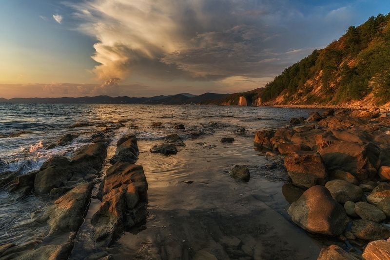 Вечерние виды на скалу Киселева. фото превью