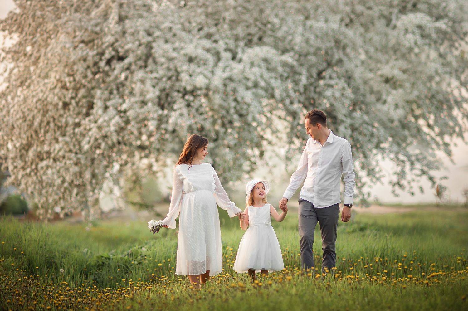 Фотограф Переславль, цветение Переславль, семья , Усова Елена