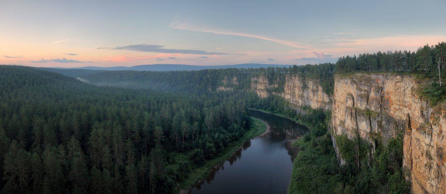 панорама, Ай, Урал, Айские притёсы, Александр Бархатов