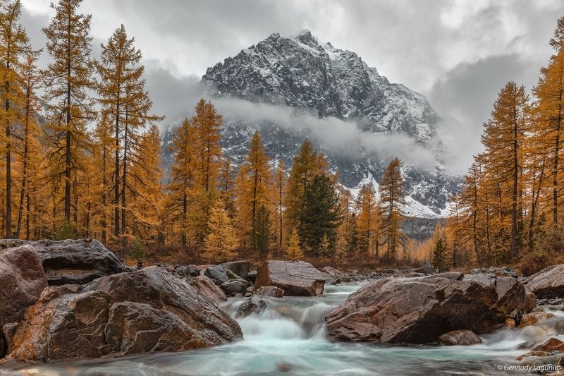 алтай, altai, осень, autumn, горы, mountains Караташ фото превью