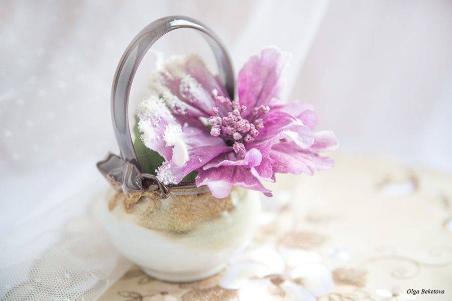 цветок, натюрморт, белыйфон, Бекетова Ольга