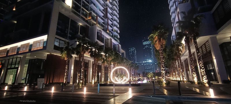 Ночной Дубай фото превью