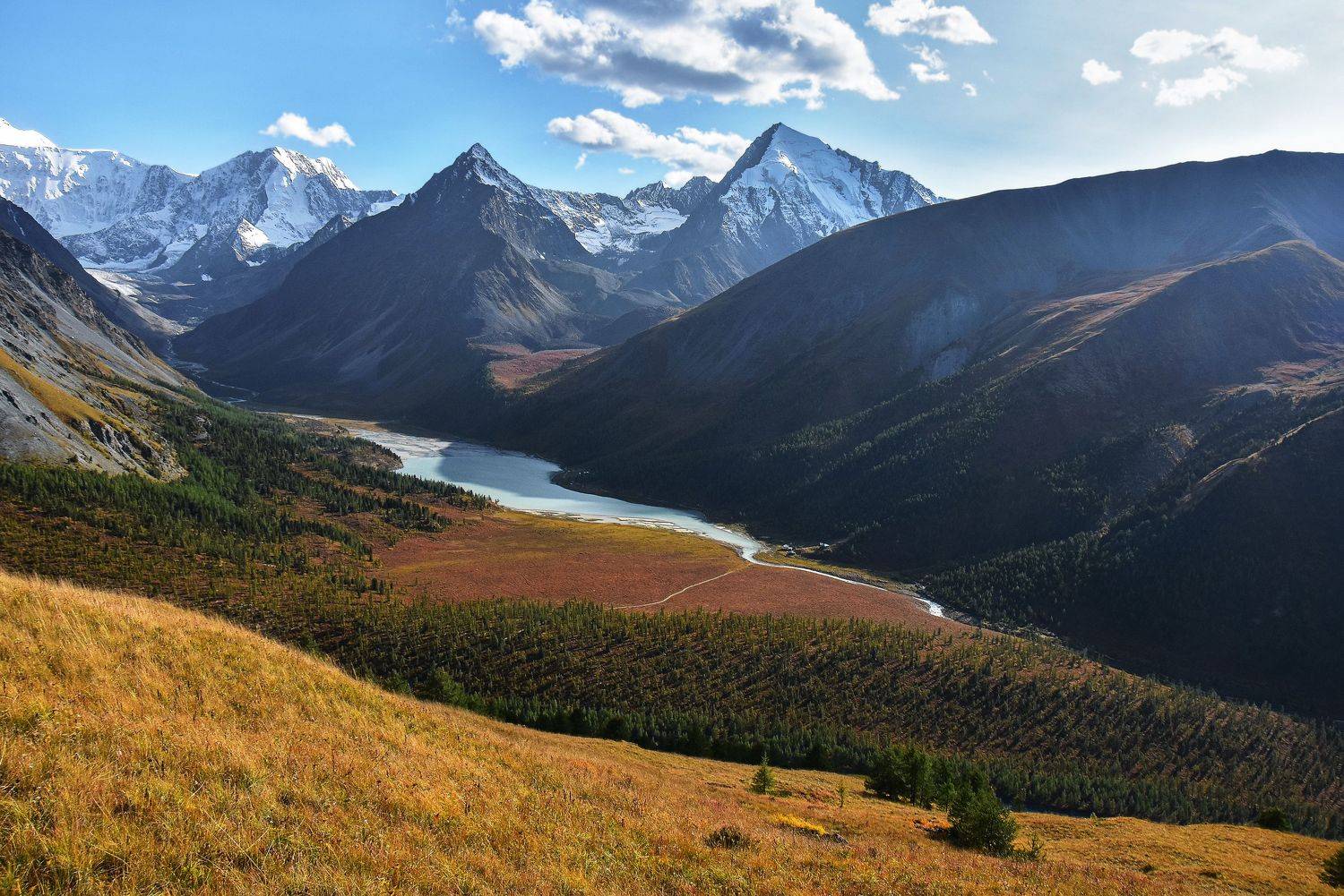 алтай, горы, белуха, озеро аккемское, Кетова Вера