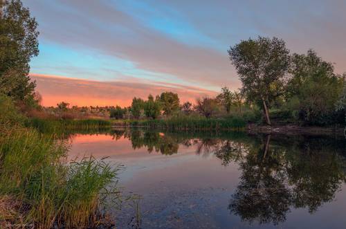 Вечер на озере