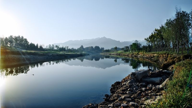 沣水  河流 沣水 фото превью