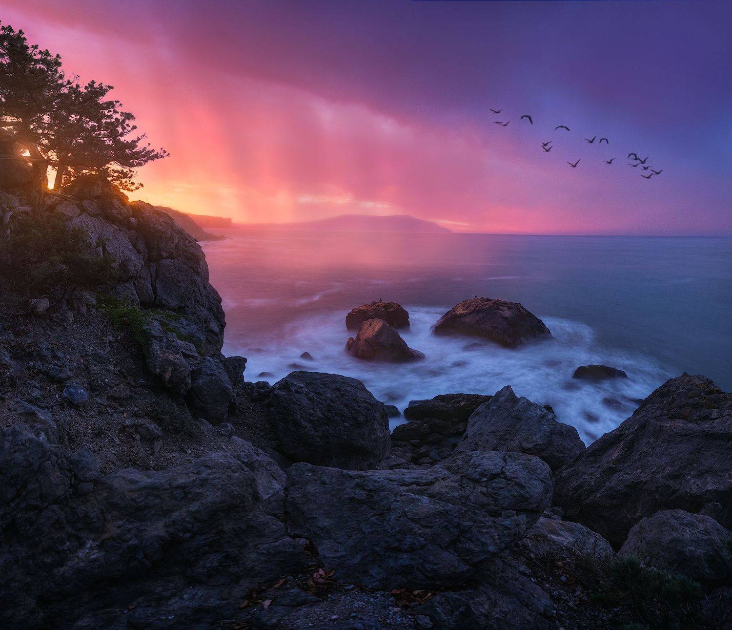 #крым, #судак, #новый, #свет, #меганом, #закат, #пейзаж, #море, Бахышев Сафар