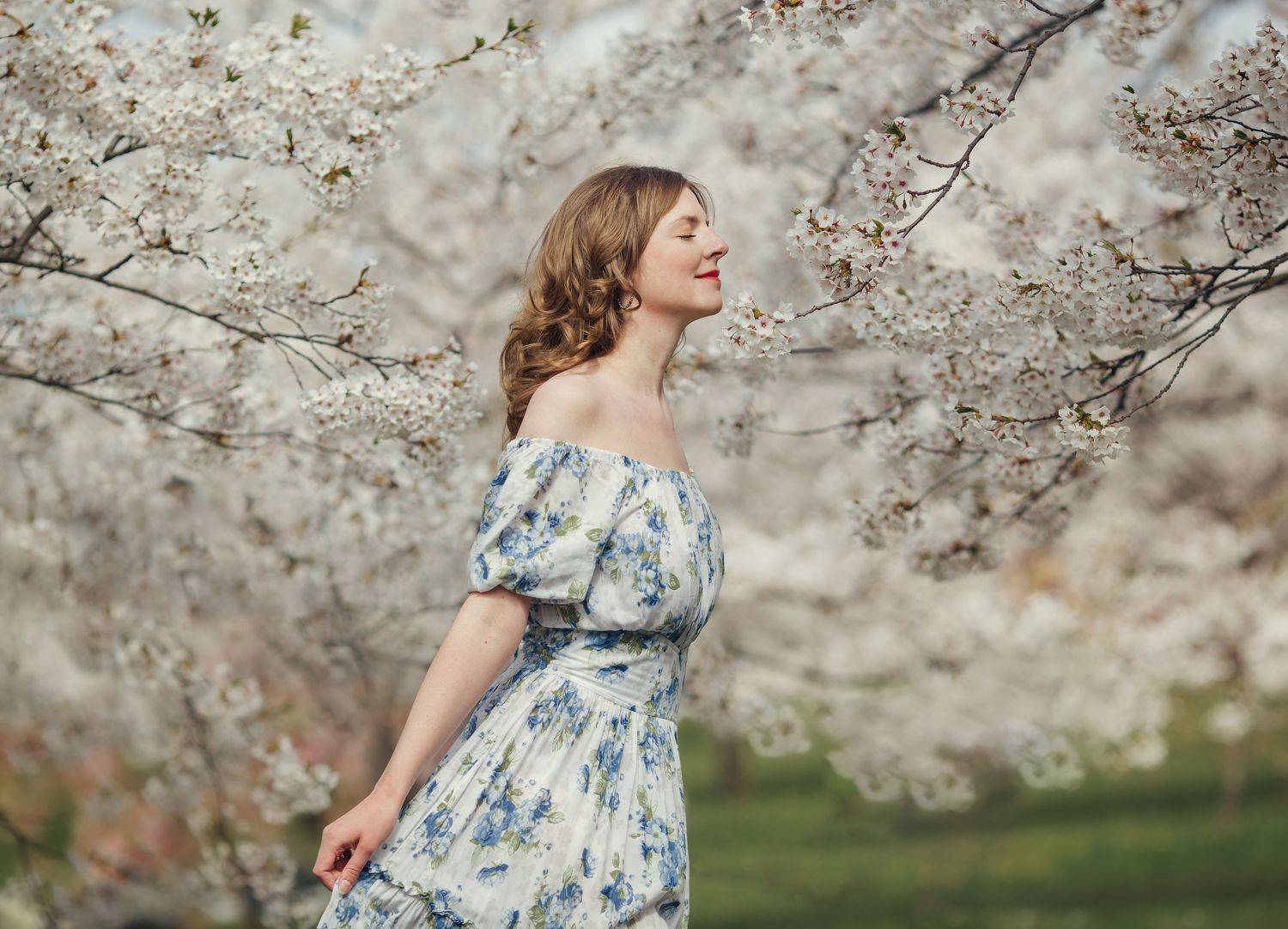 весна,девушка,сакура,цветение,аромат, Наумова Светлана
