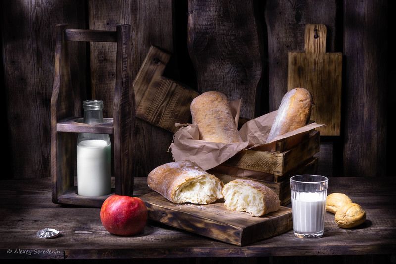 Молочный обед фото превью