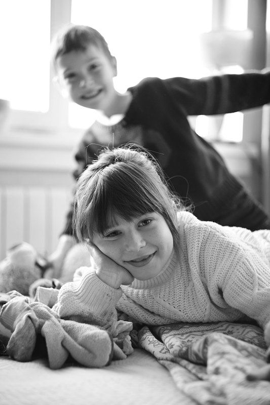 Репортаж, дети, жанровый портрет Мои дети фото превью