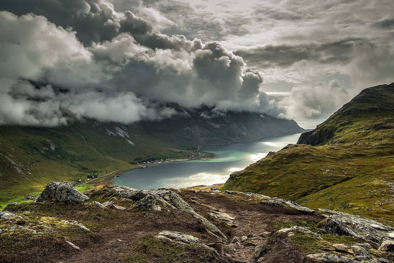 норвегия,лофотены,роры,фьорд, Денисов Игорь