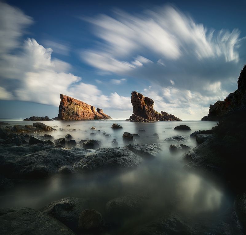 Болгария, Море, Облака, Скалы, Черное море *** фото превью