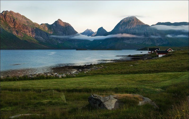 Norway, Горы, Норвегия, Облака  фото превью