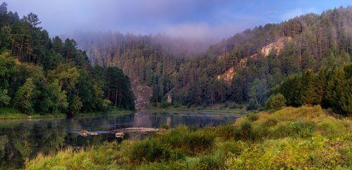Август на реке Ай