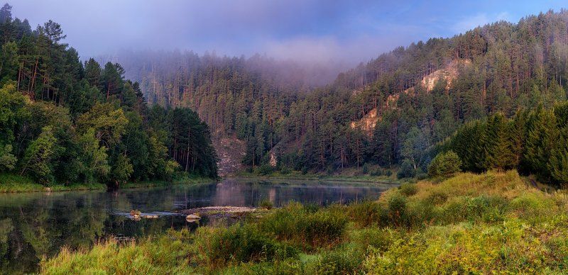 Август на реке Ай фото превью