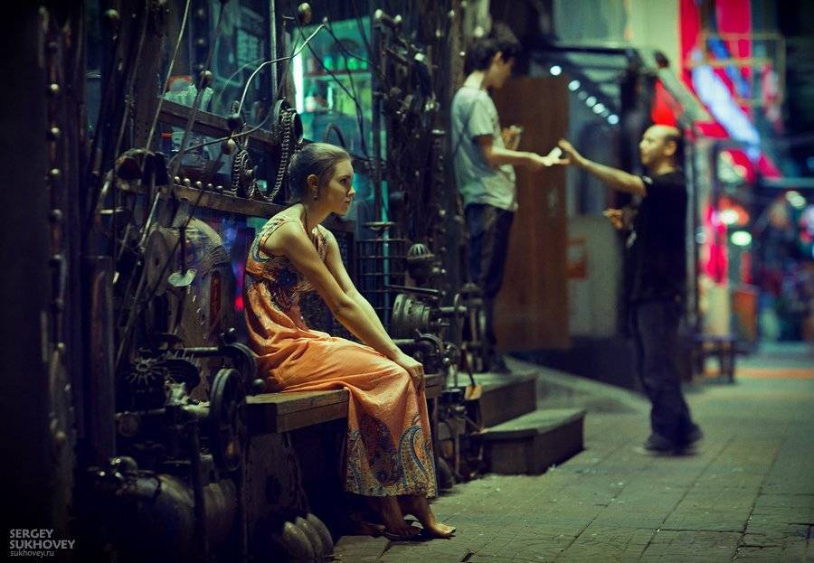 China, Night, secrets, Китай, Ночь, Сергей Суховей