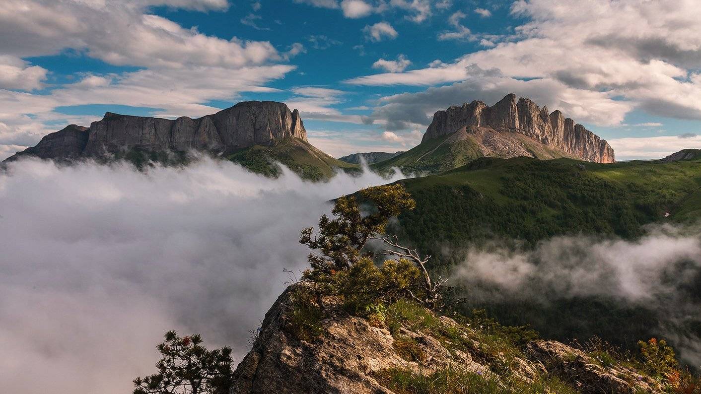 западный, кавказ, лето, июнь, ачешбок, Николай Мысливцев