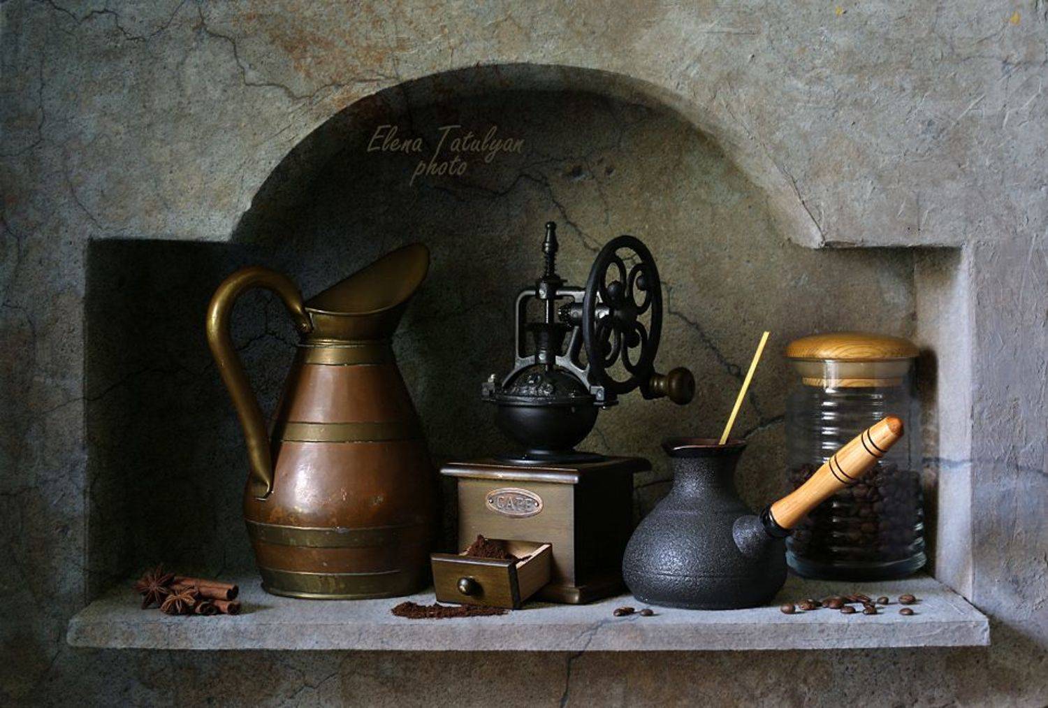 кофемолка, кофе, Елена Татульян