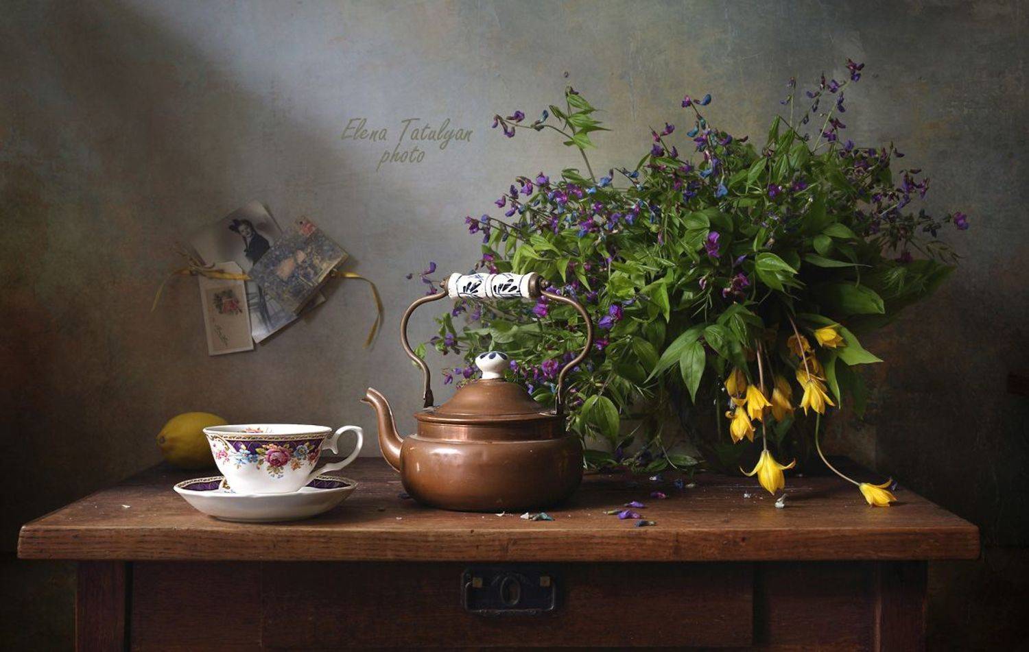 букет, первоцветы, Елена Татульян