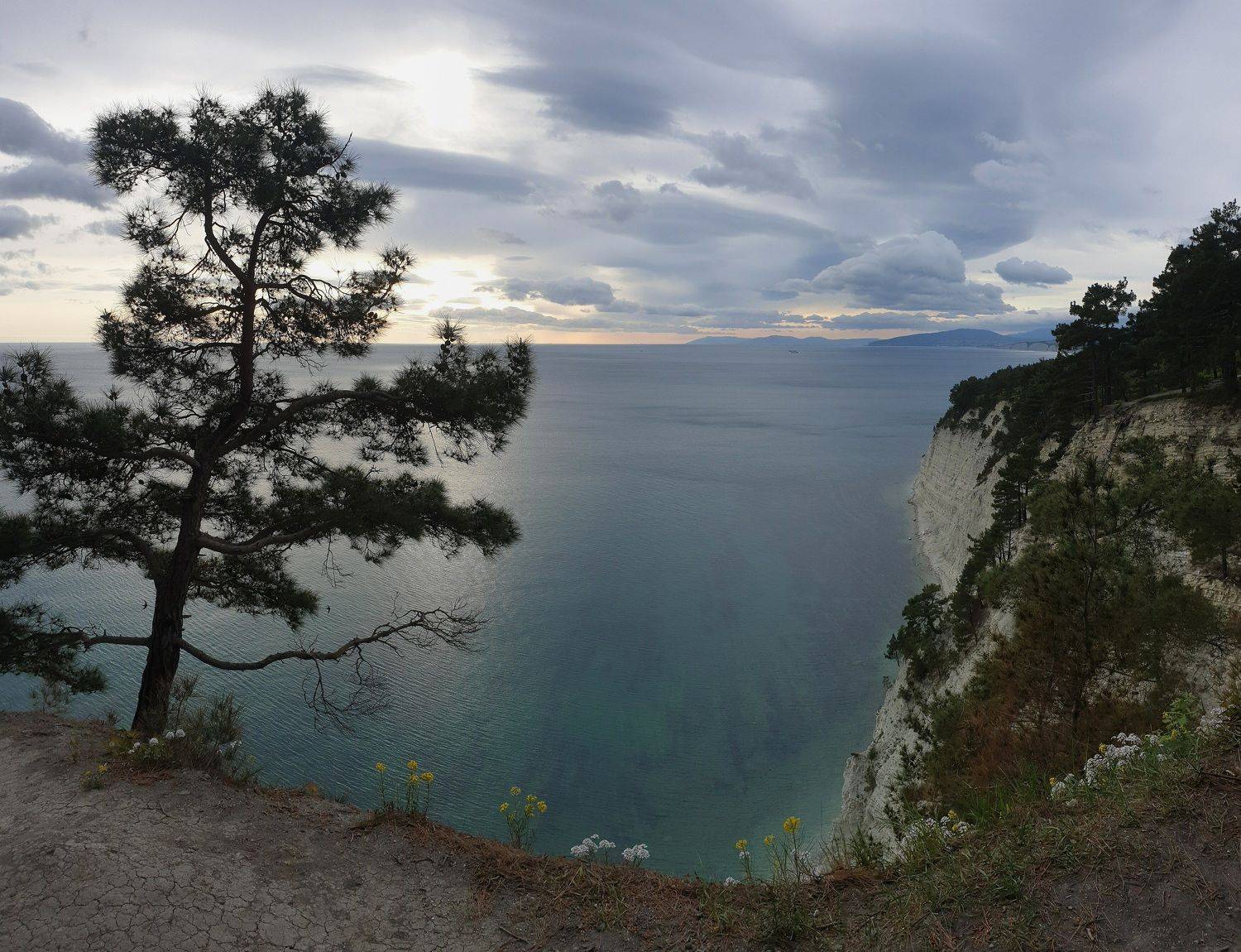 пляж, скалы, обрыв, небо, море, Куликова Ирина