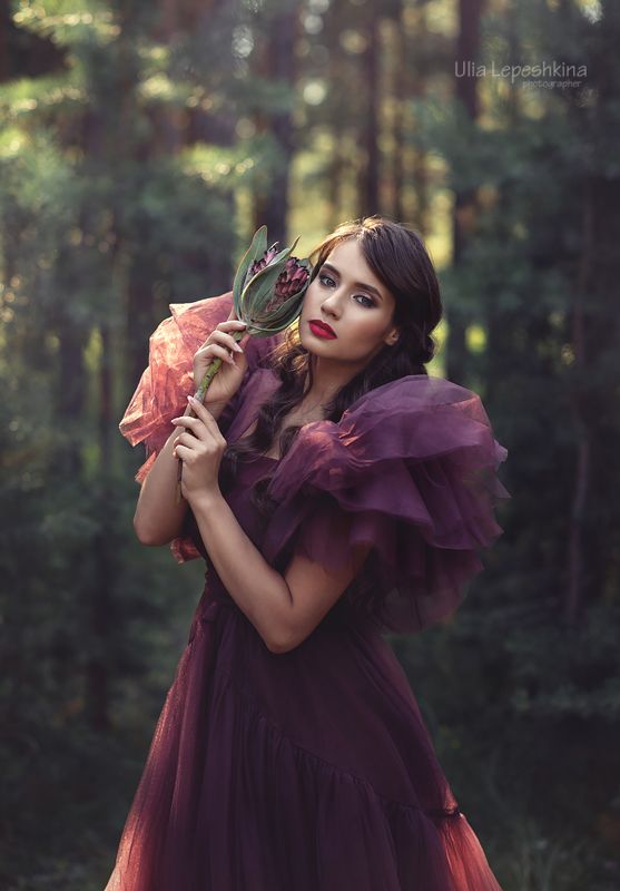 женская сказочная фотосессия арт  Протея фото превью