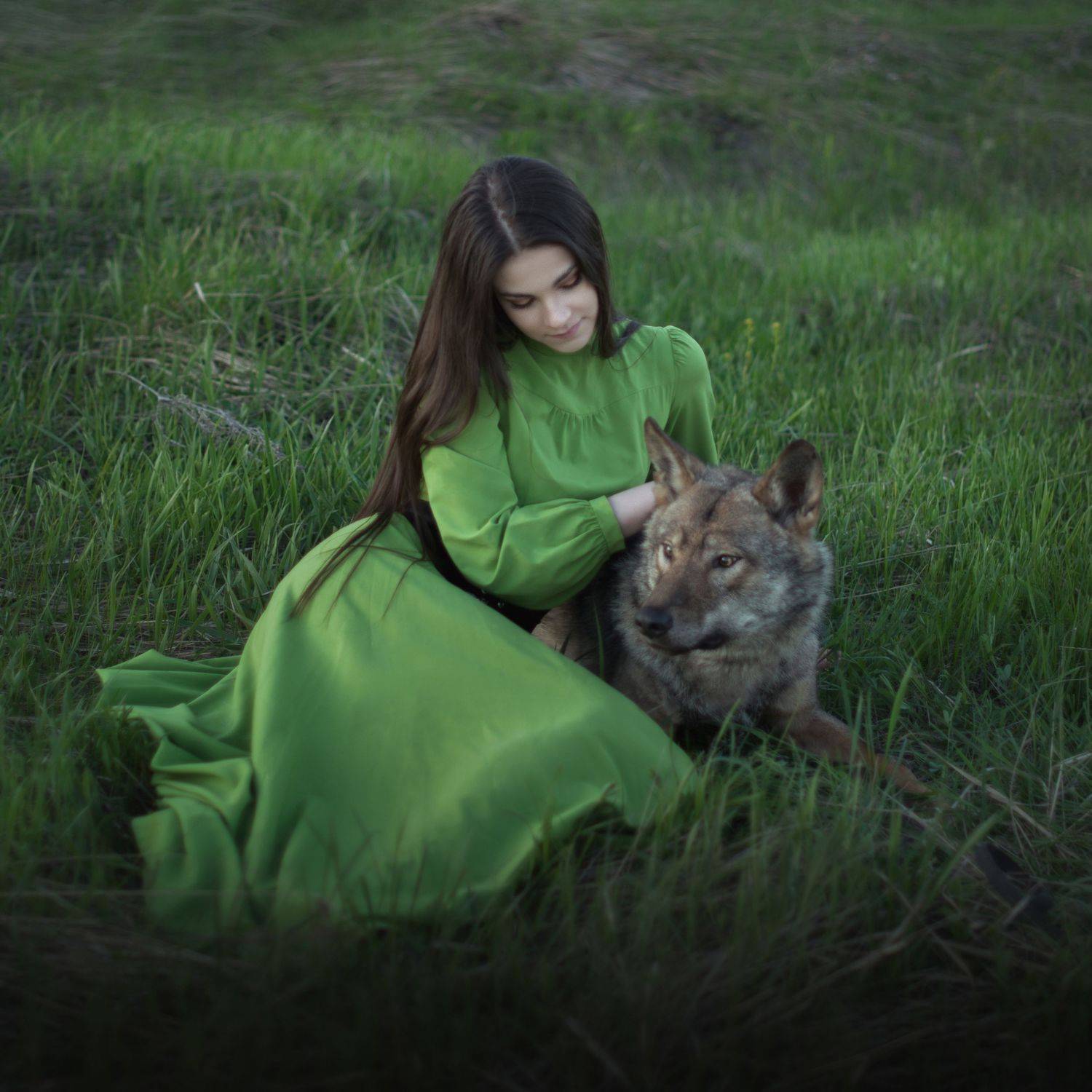 девушка, волк, сказка, весна, романтика, Екатерина Лобанова