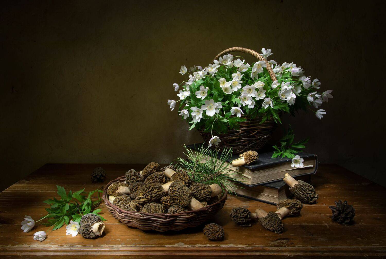 натюрморт, строчки, ветреница, Феденкова Татьяна