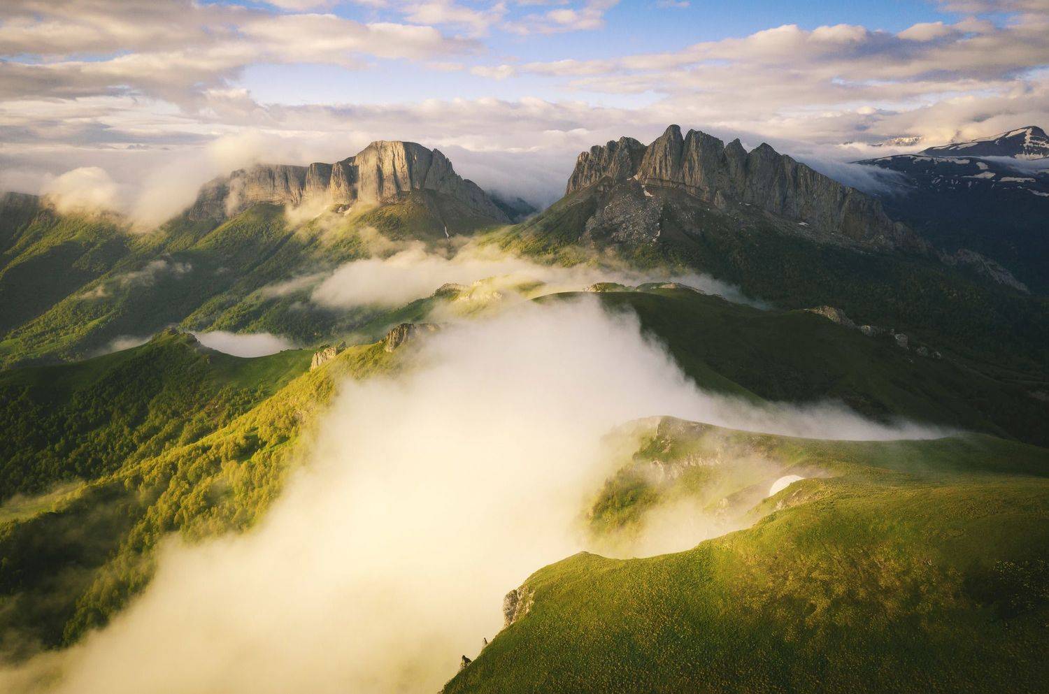пейзаж, большой тхач, адыгея, горы, природа, Разум Митя
