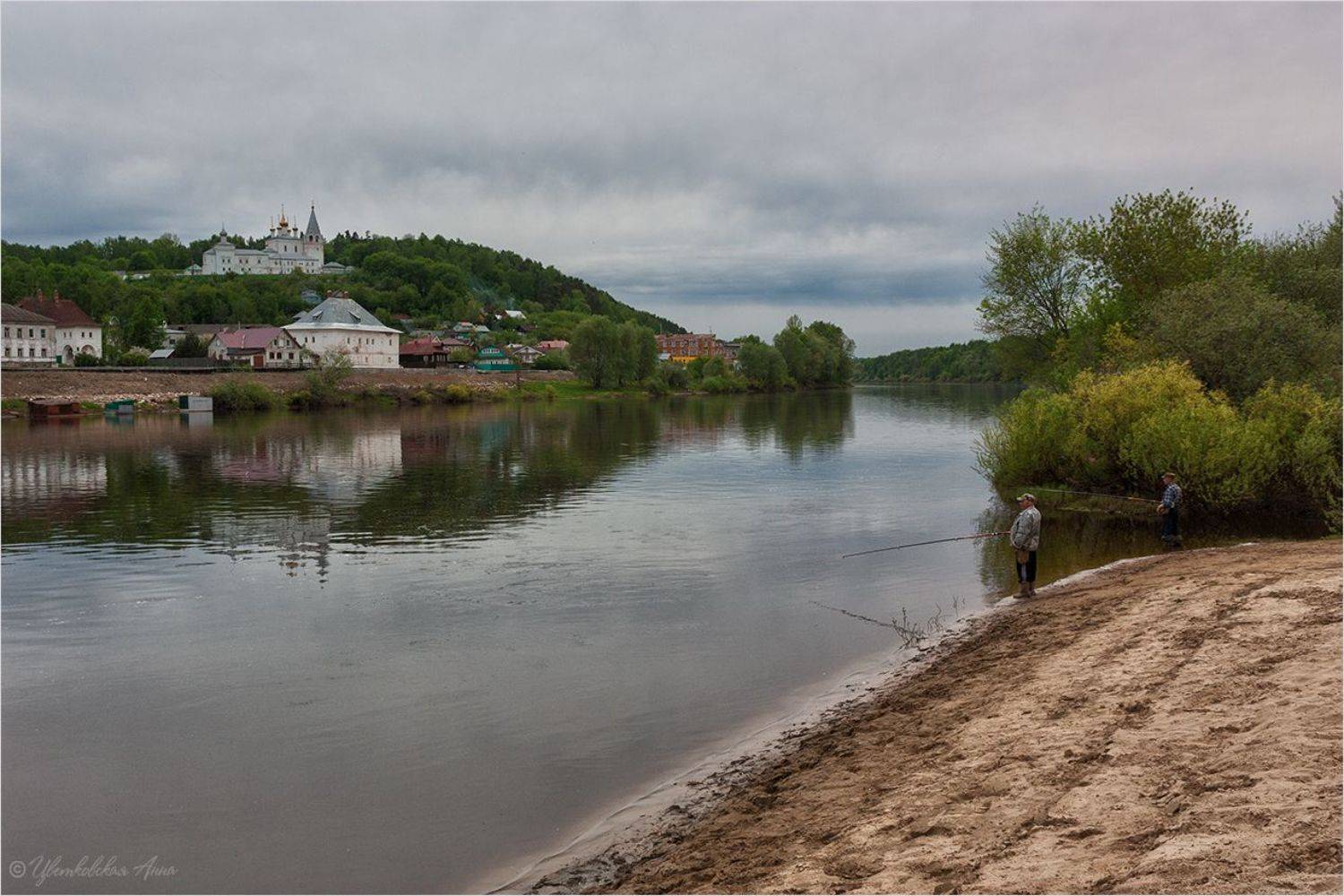 гороховец, весна, рыбаки, Анна Цветковская