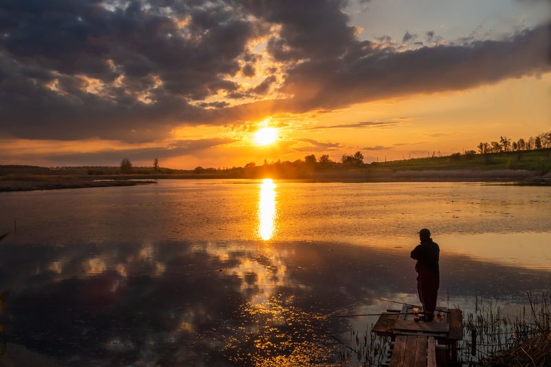 деревенский рыбак фото превью