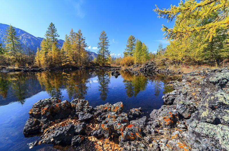 Озеро в лаве фото превью