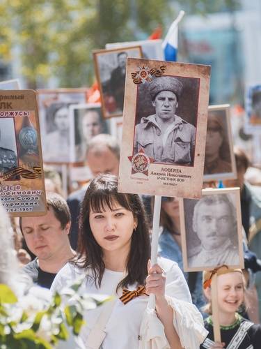 Шествие бессмертного полка.