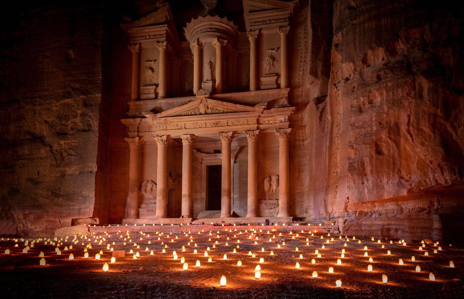 иордания, петра, ночь, огни, нд, jordan, petra, night, когда не спится, lights, набатеи, ближний восток нд, эль-хазне, ночная петра, набатейское царство, ближний восток, азия,  by night, Демкина Надежда