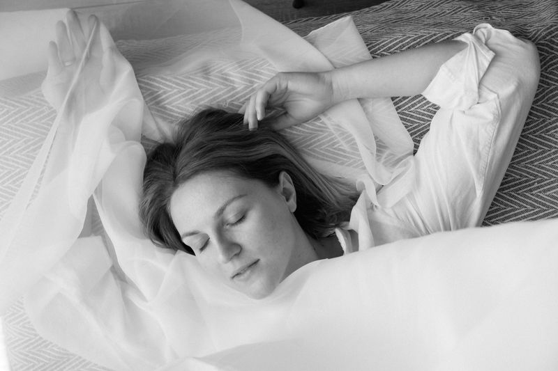 портрет, чб, утрто Утро фото превью