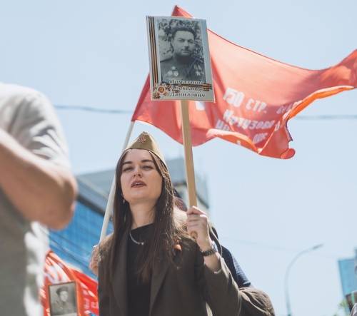 Шествие бессмертного полка.