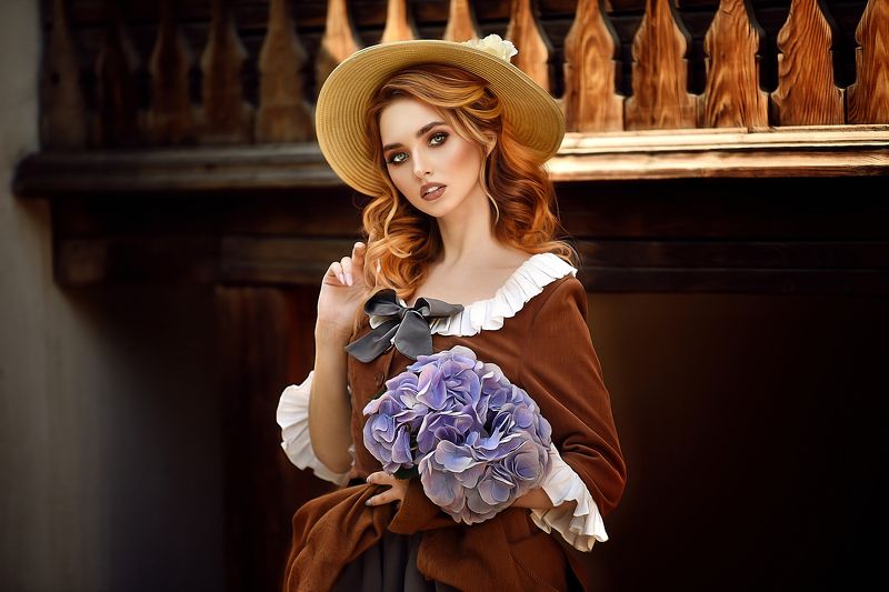 ДЕВУШКА В ШЛЯПЕ фото превью