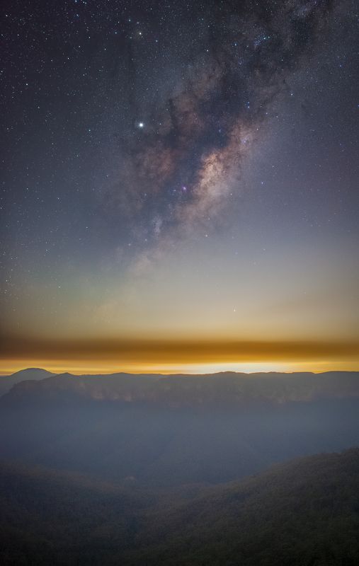 #australia #love #dunes #milkyway #night #stars #nightscape #nightsky #starry Blue Mountains фото превью