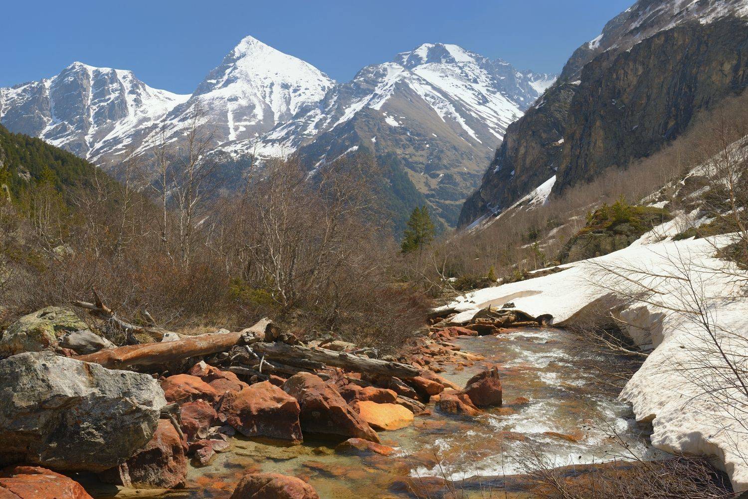 горы весна река, Александр Жарников