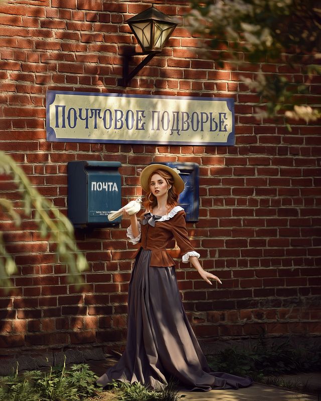 ДЕВУШКА В ШЛЯПЕ фото превью