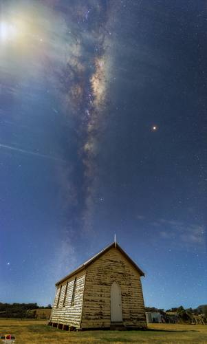 Little Paddock Chapel Under stars
