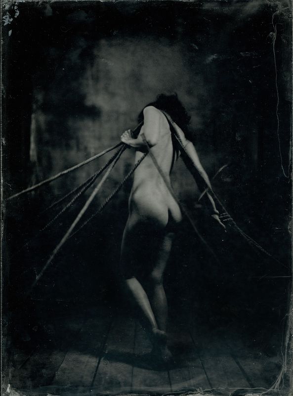 wetplate ambrotype амбротип ню Ариадна фото превью