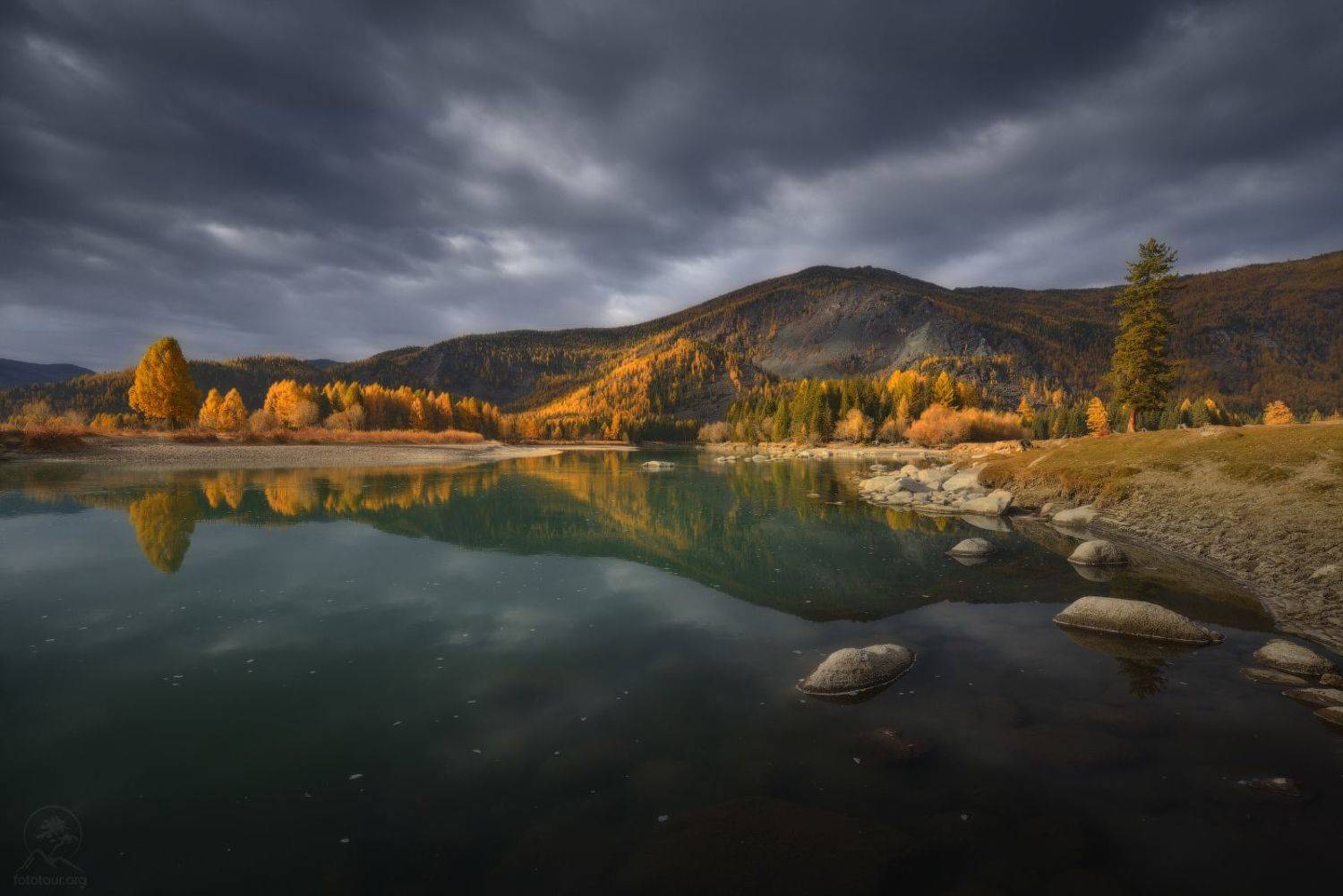 алтай, осень, горы, аргут, Анатолий Гордиенко