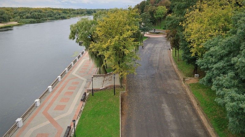 беларусь,гомель,река,сож,парк Парк в Гомеле фото превью