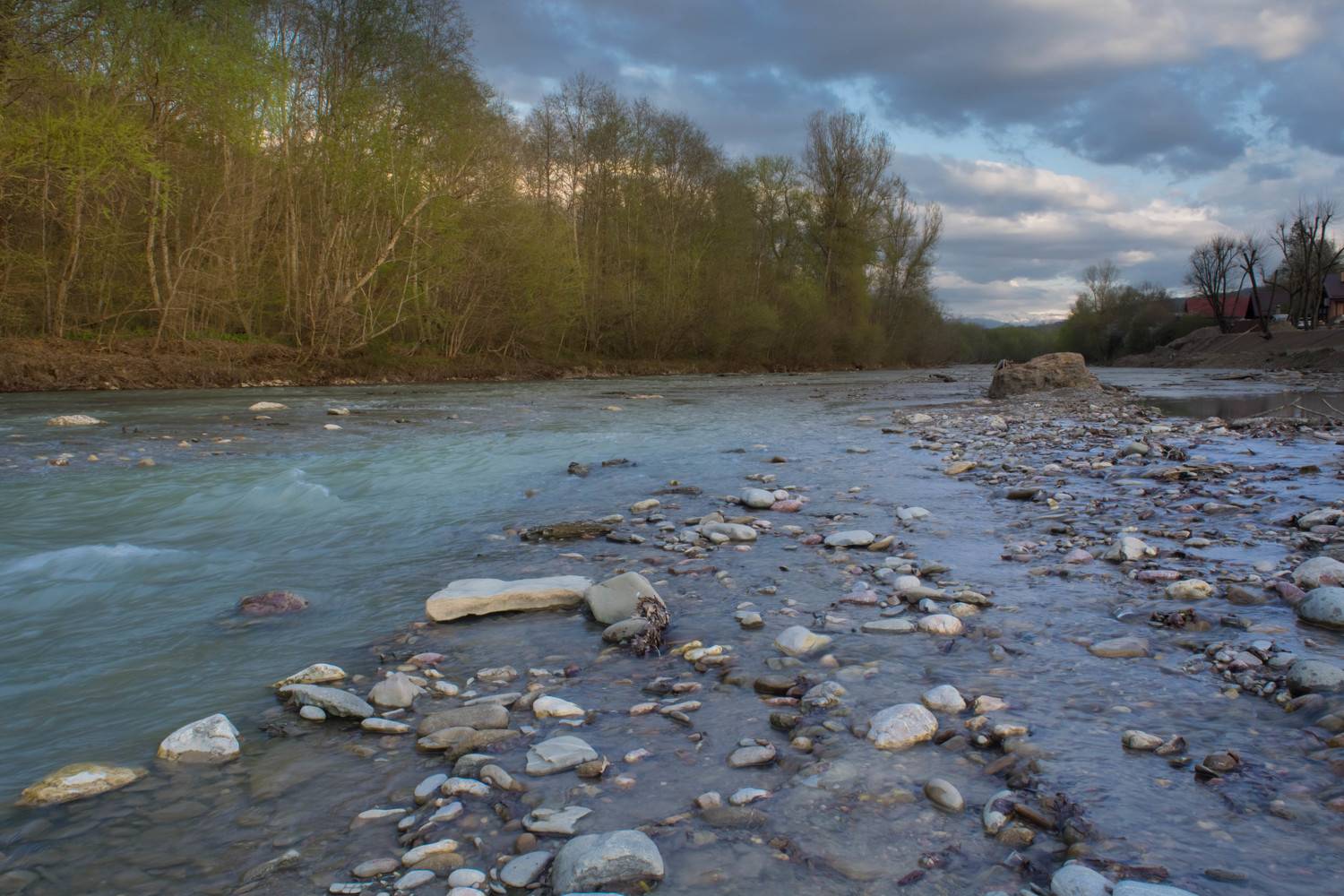 река, белая, кавказ, пейзаж, адыгея, даховская, Елена Плотникова