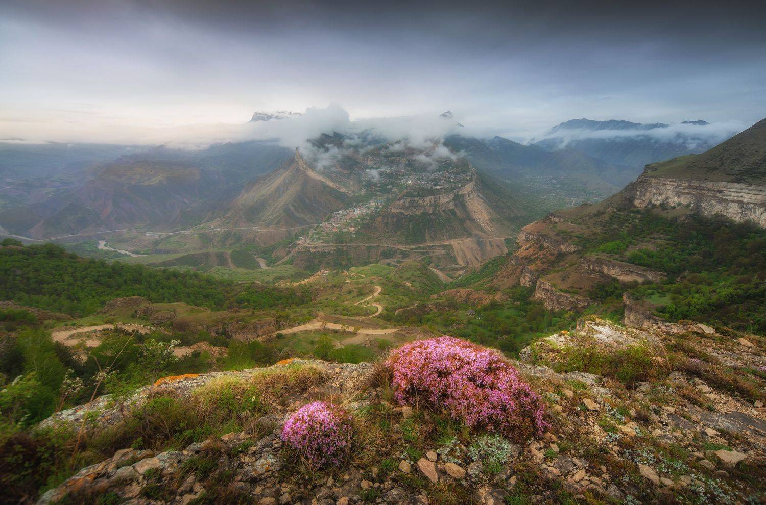 дагестан, гуниб, россия, рассвет, горы, Ekaterina Khlebnikova