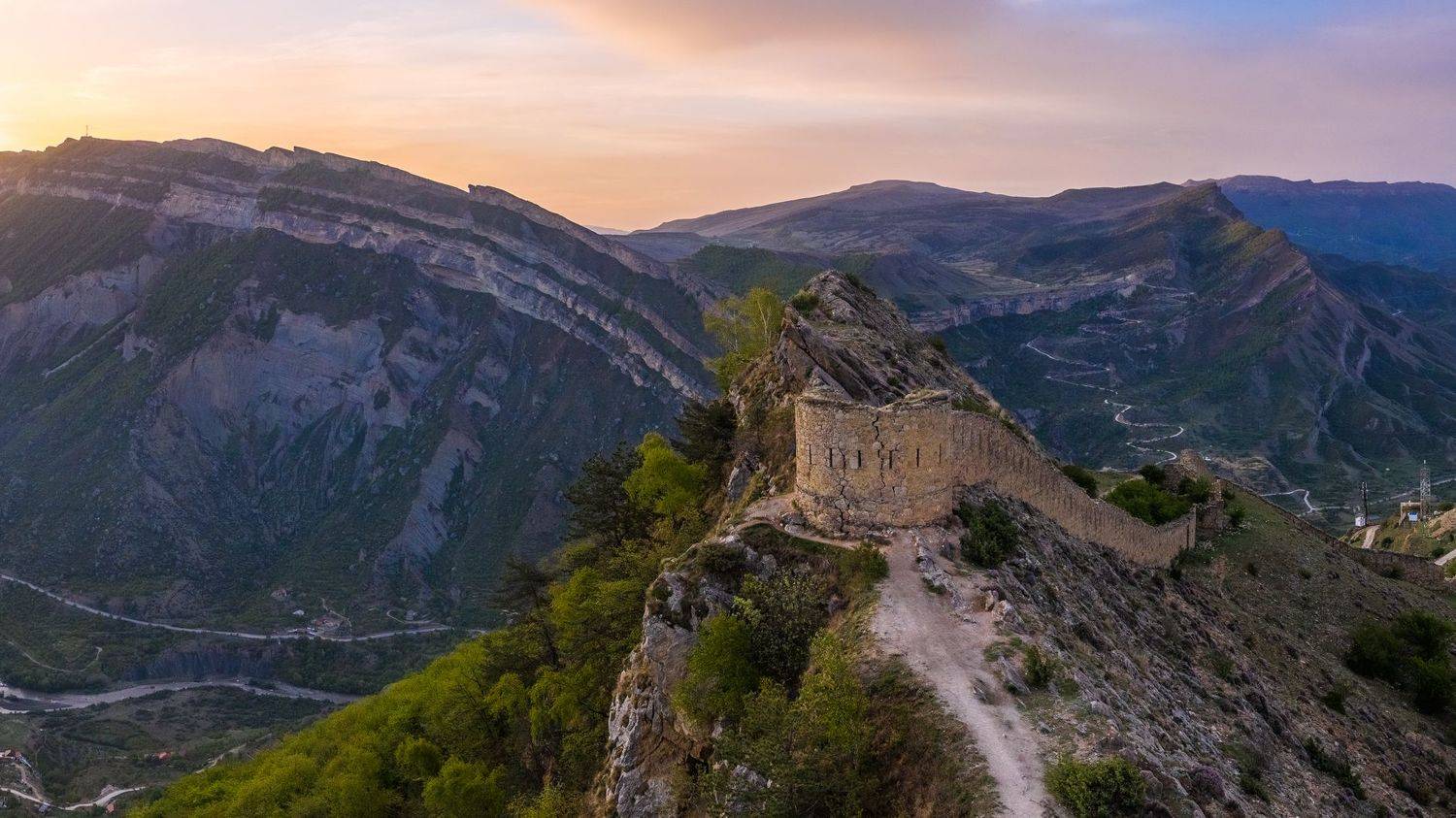 дагестан, кавказ, россия, гуниб, природа, пейзаж, восход, горы, dagestan, caucasus, russia, gunib, nature, landscape, sunrise, mountains, Алексей Королёв