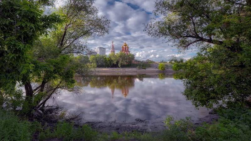 летний вечер фото превью