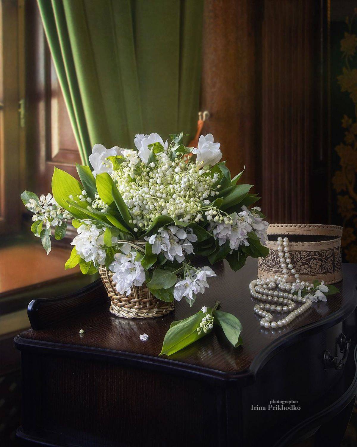 натюрморт, весна, цветы, букеты, ландыши, Приходько Ирина