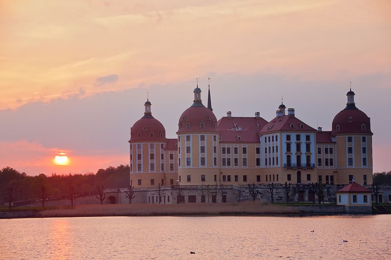 Замок Моритцбург, Германия фото превью