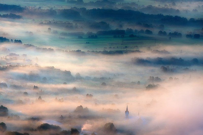 Morning fog ... фото превью