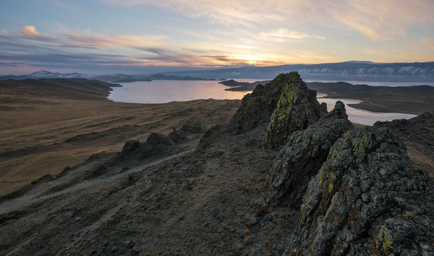 байкал, закат, зима, ольхон, Екатерина (PhotoJourneys.ru) Васягина